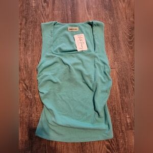 Charlotte Avery Women's tank top cinch gathered sides